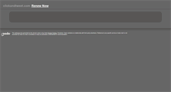 Desktop Screenshot of clickandtweet.com