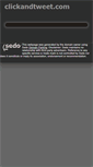 Mobile Screenshot of clickandtweet.com